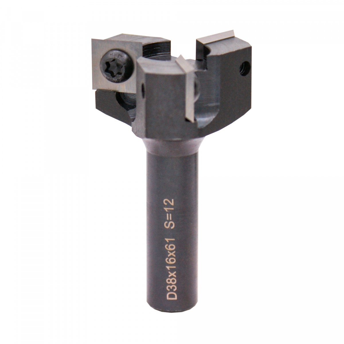 Фреза для выравнивания дна Z3 DELTA TOOLS со сменными ножами (12х12х1,5) D=38х16х61 S=12 OB000129 фото